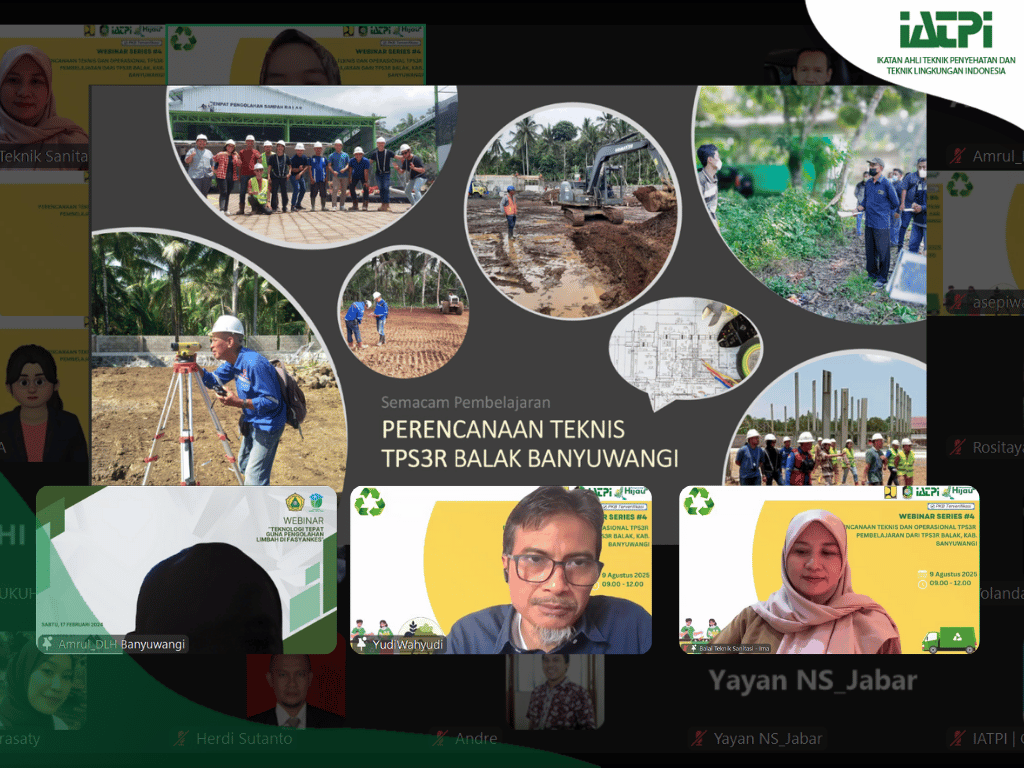Webinar IATPI & Systemiq: Pembelajaran dari TPS 3R Balak Banyuwangi