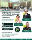 Workshop Kebutuhan Pengembangan Profesi Teknik Lingkungan melalui Sertifikasi Kompetensi Bidang Pengembangan Sistem Penyediaan Air Minum